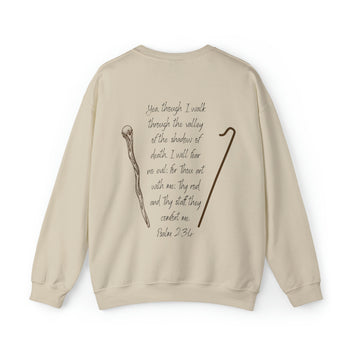 Psalms 23:4 Staff and Rod Sweater